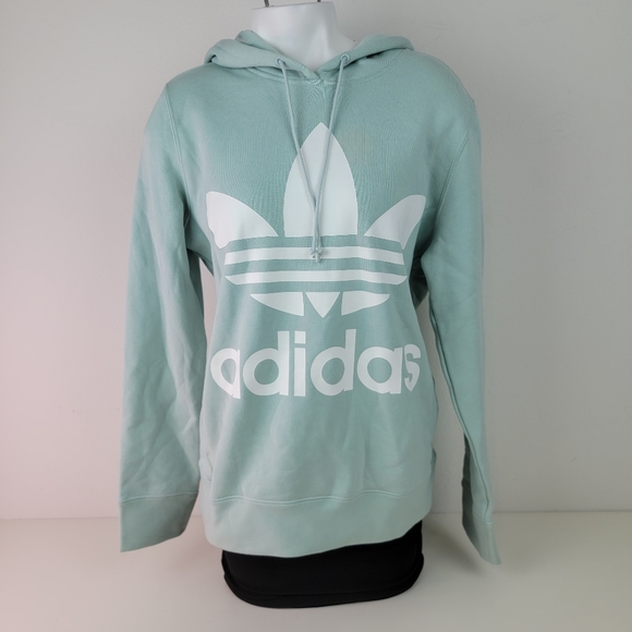 adidas Sweaters - Adidas trefoil Hoddie sweater size small